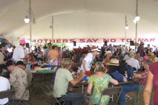 in tent 2